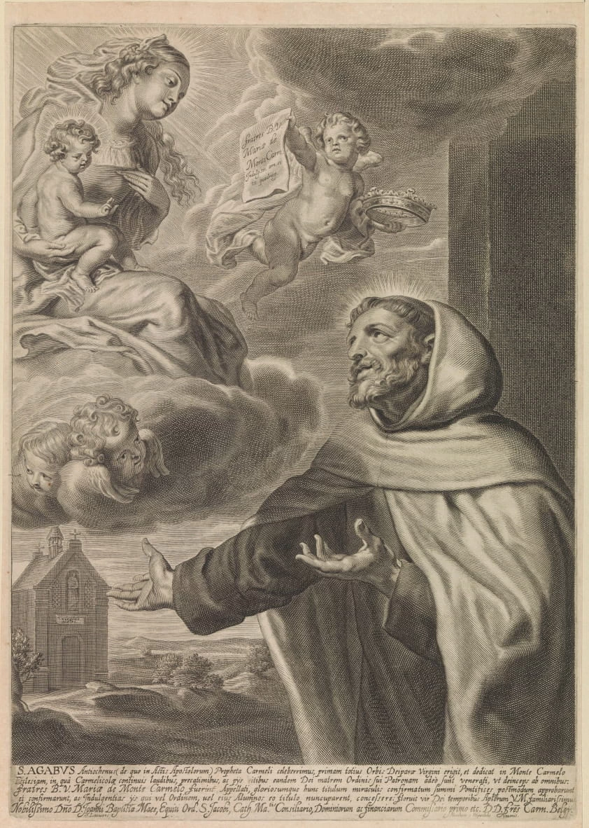 Sant'Agabo di Gerusalemme adora Maria - Rijks Museum, Amsterdam